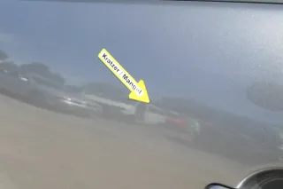 Seat Ibiza 6L Tür 4/5-Türer hinten links grau LS7U - ohne Anbauteile - Bild 3