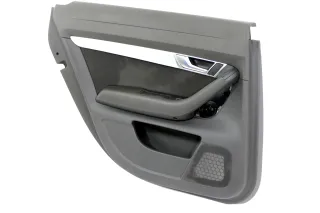 1x Audi A6 4F Türverkleidung Verkleidung Tür hinten links schwarz - Bild 4
