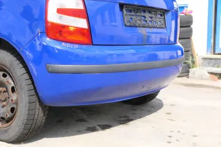 Skoda Fabia 6Y Schrägheck Stoßstange hinten Heckstoßstange blau LF5K - Bild 5