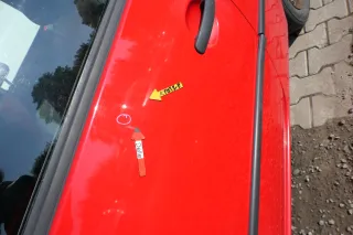 VW Lupo Seat Arosa Tür vorne links Fahrertür rot LP3G (mechanischer FH) - Bild 6