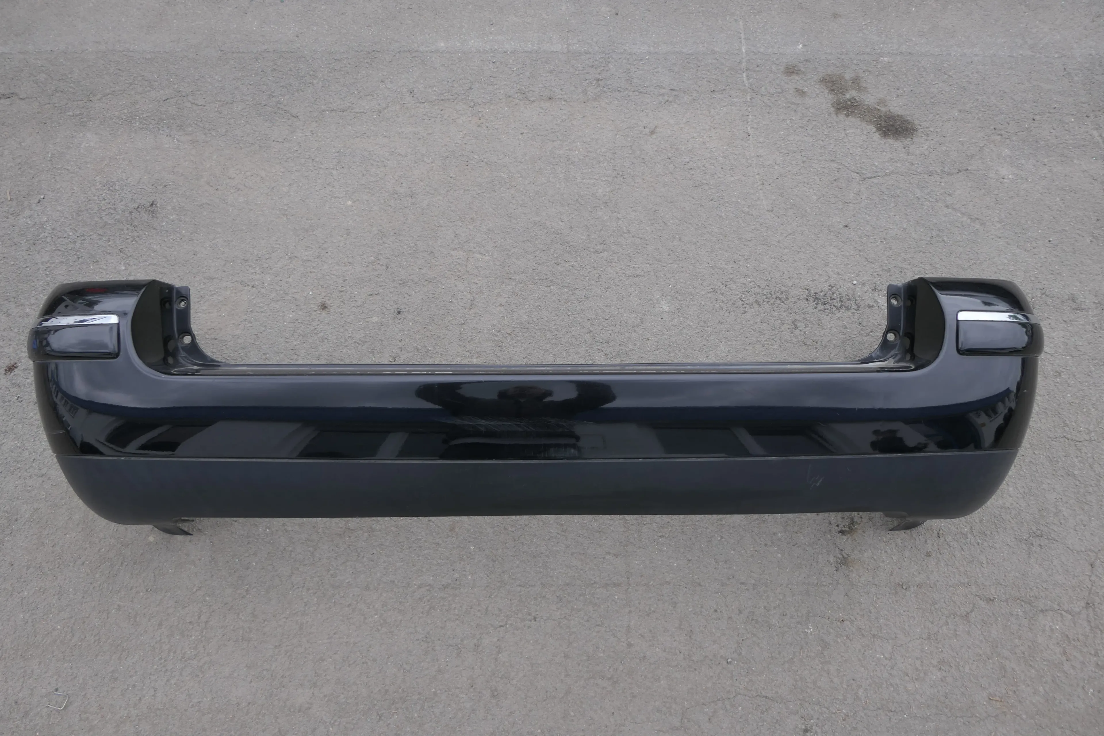 VW Passat 3BG Kombi Stoßstange hinten Heckstoßstange Stoßfäng schwarz LC9Z metal - Bild 1