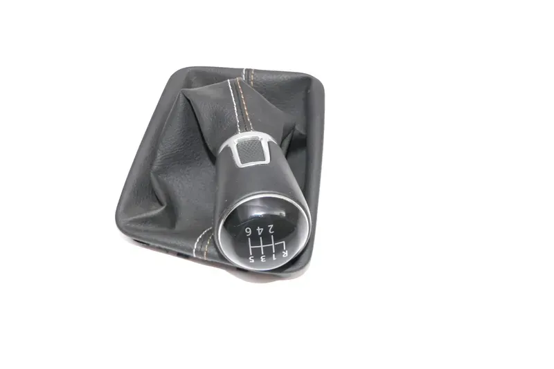 VW Golf 7 Schaltknauf Schaltsack Schaltung Schaltknüppel original 6-Gang Leder - Bild 1