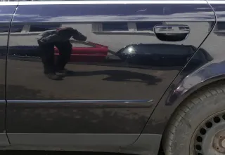 Audi A4 B6 8E nur Türblatt Tür hinten links blau lila LZ5L Kombi+Limo - Bild 1