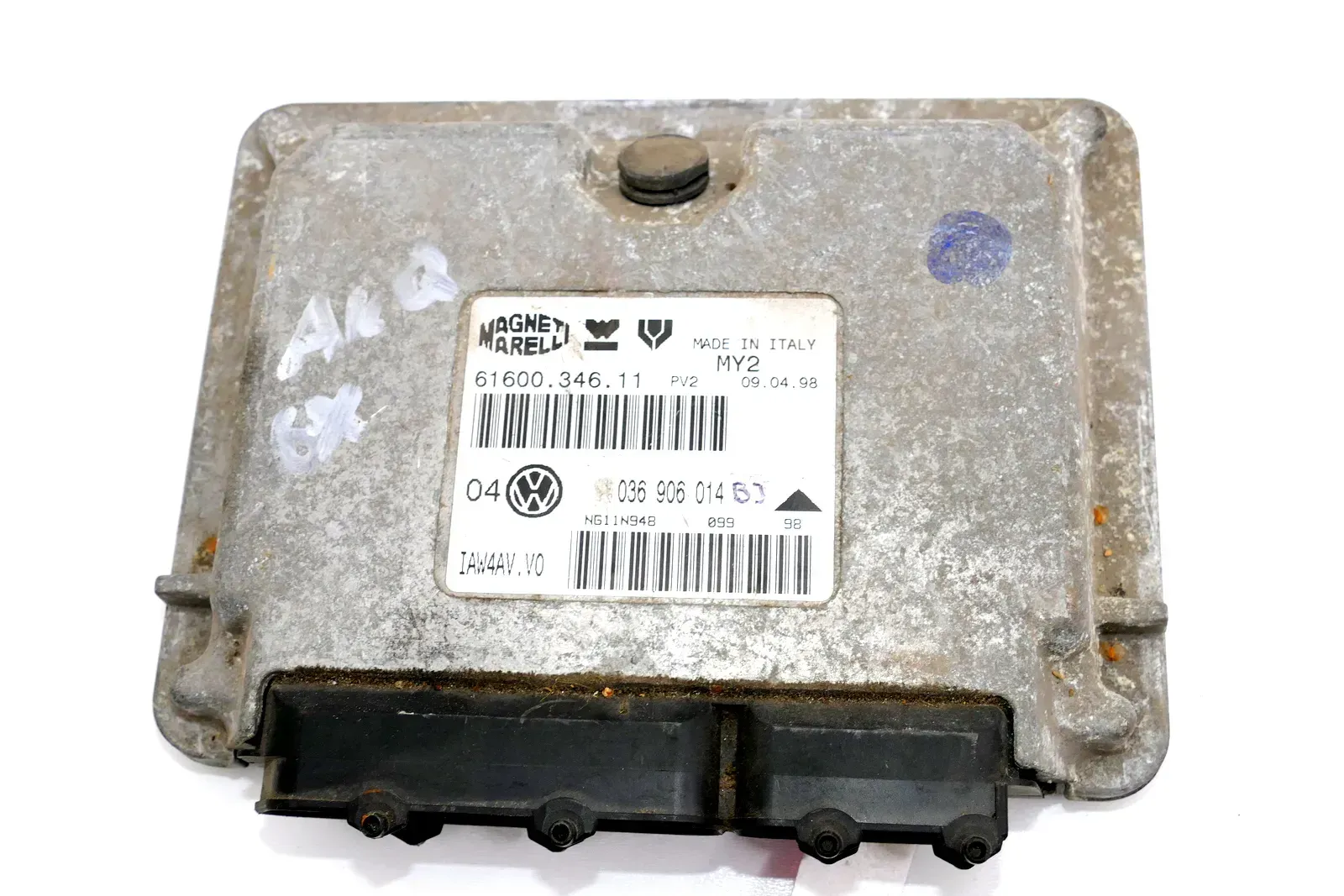 VW Lupo 6X Steuergerät 1,4 16V AKQ 75PS Motor 036906014BJ Motortsteuergerät - Bild 1