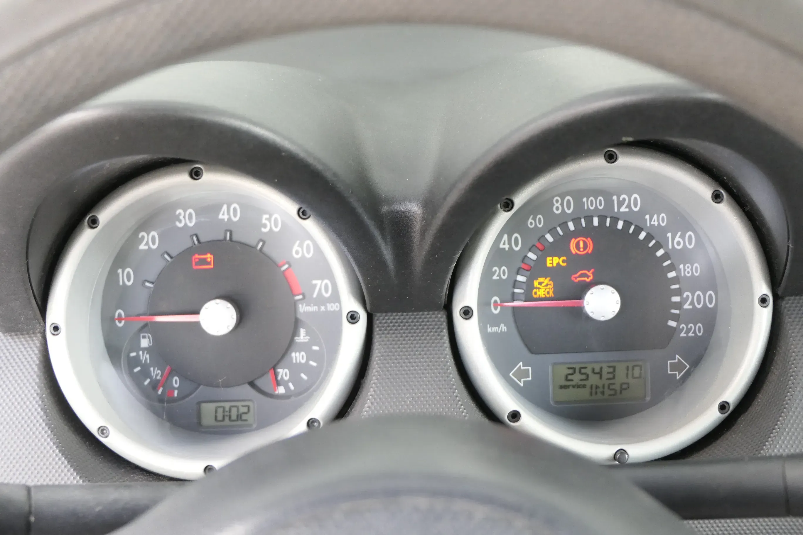 VW Lupo Tacho Tachometer Kombiinstrument 254.000km 6X0920801 1,4 16V 1,0 50PS 75 - Bild 1