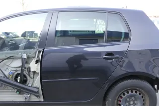 VW Golf 5 V 1K Tür Türrahmen hinten links 4/5-Türer schwarz LC9Z -ohneAnbauteile - Bild 1