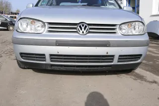 VW Golf 4 Stoßstange vorne Stoßfänger vorn vorne silber LB7Z satinsilber - Bild 1