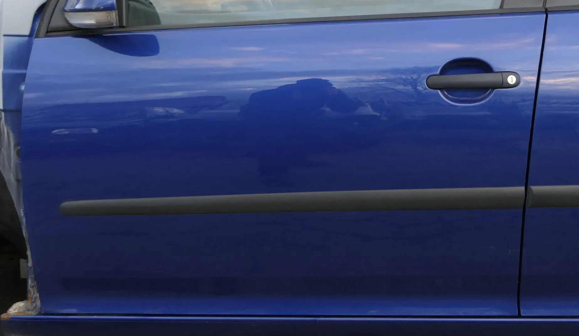 VW Golf 5 V 1K Tür vorne links Fahrertür 4/5-Türer blau LA5J laserblue TÜRBLATT - Bild 1