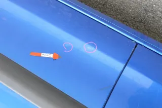 VW Polo 9N 9N3 Tür vorne rechts Beifahrertür 4/5-Türer blau LA5M ohneAnba - Bild 2