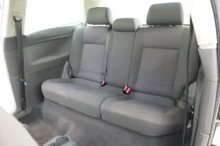 VW Polo 9N 9N3 Sitz Rückbank Sitzfläche Sitze 3 Punkt Gurt hinten mit Kopfstütze - Bild 2