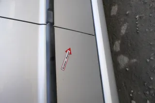 Fabia 6Y Kombi + Limousine Tür vorne links Fahrertür grau LF7T silber ohneAnba - Bild 3