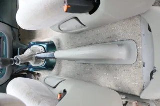 VW Sharan 7M Galaxy WGR Handbremse Feststellbremse Verkleidung Abdeckung grau - Bild 1