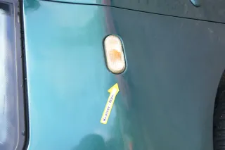 VW Sharan Kotflügel links vorne grün LC6P bis ca. Ende 1999 passend - Bild 5