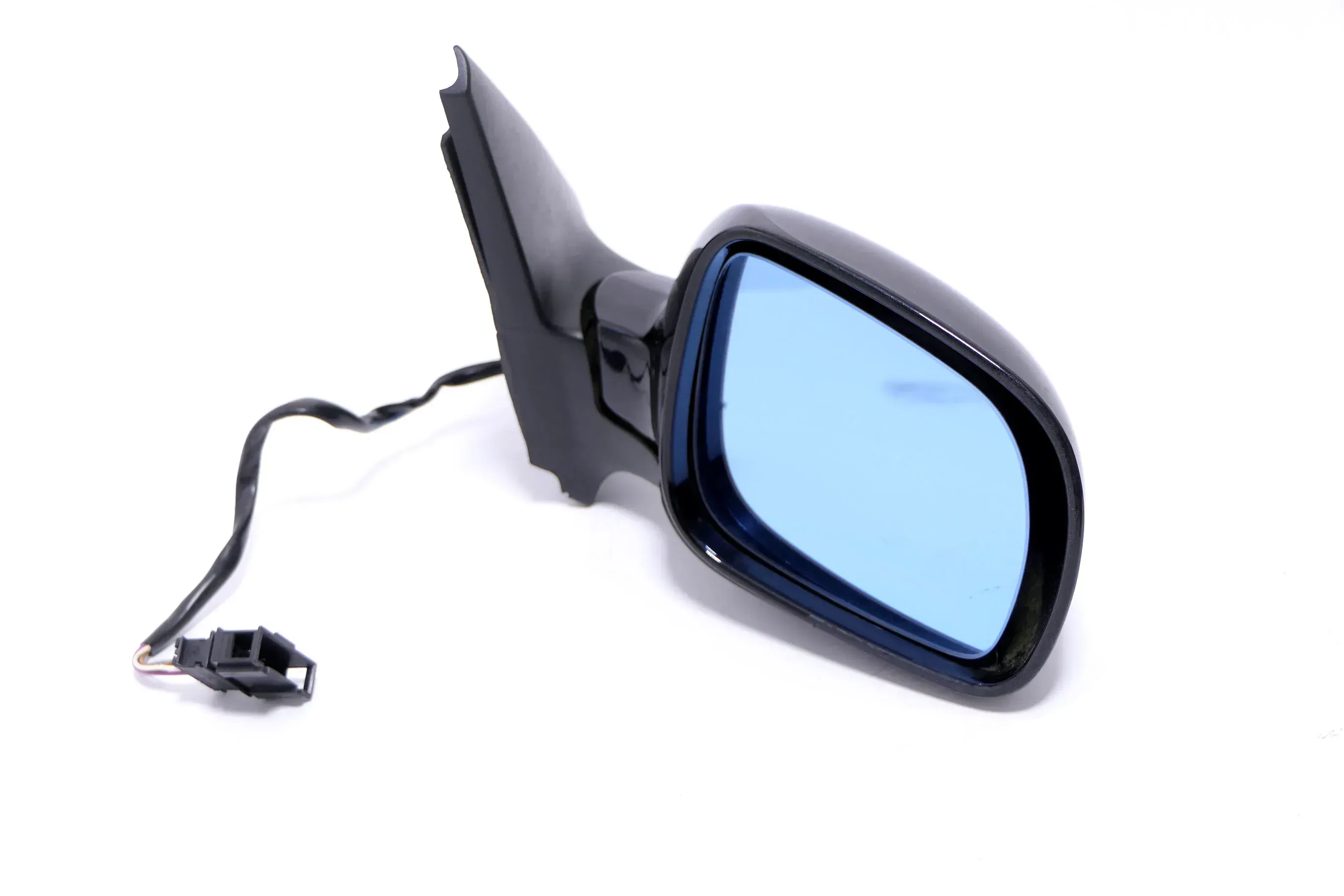 Golf 4 Bora elektrischer Spiegel vorne rechts Außenspiegel schwarz LC9Z Glas - Bild 1