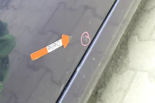 VW Golf 3 Tür vorne links Fahrertür 2/3-Türer blau LC5L - Bild 3