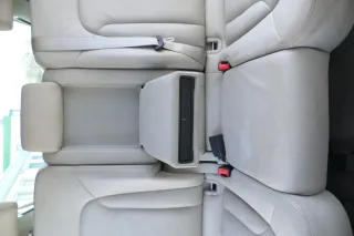 Q7 4L Sitz Rücksitz hinten links + mitte grau achatgrau Leder Sitzheizung Gurt - Bild 6