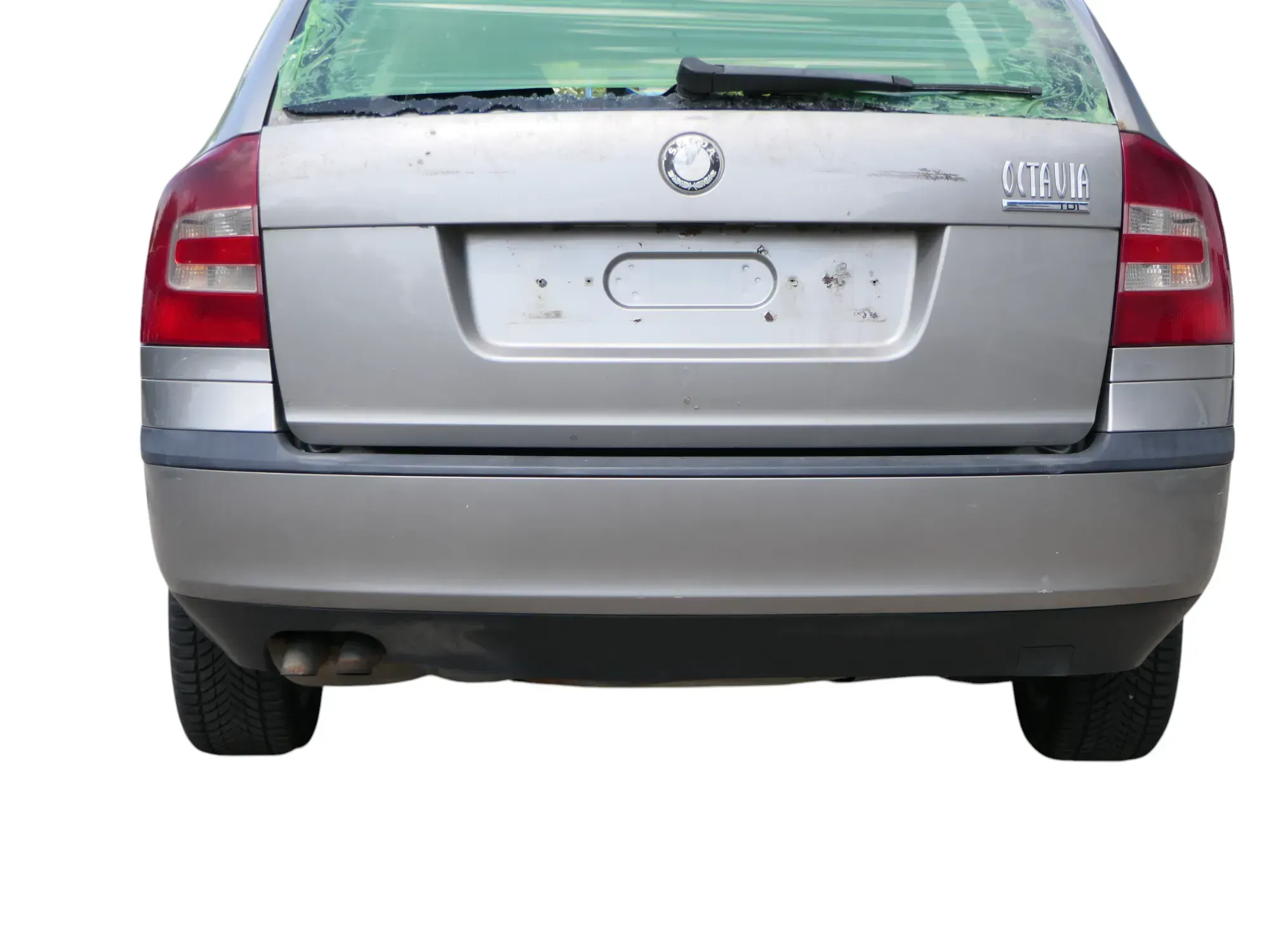 Skoda Octavia 1Z Combi Stoßstange hinten Heckstoßstange LF8H Cappuccino Beige - Bild 1