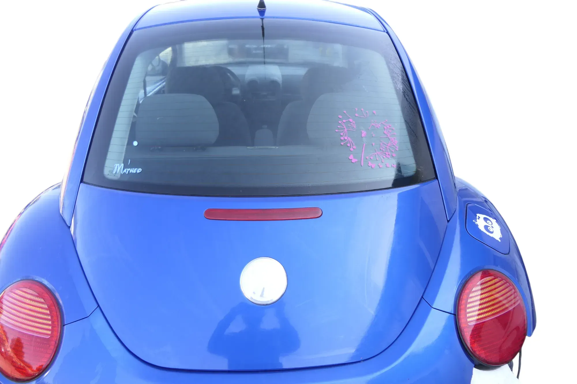 VW New Beetle 1C 9C Heckklappe mit Scheibe Klappe hinten blau LA5W (ohneSchlo - Bild 1
