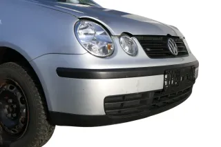 VW Polo 9N Stoßstange Frontstoßstange vorne silber LA7W - Bild 10