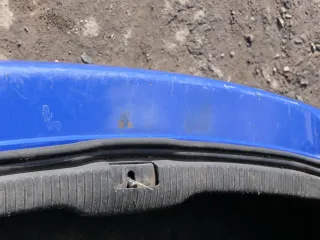 VW Golf 4 Limousine Stoßstange hinten Heckstoßstange Stoßfänger blau LW5Z - Bild 5