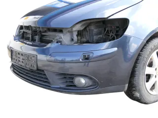 VW Golf 5 5M1 Plus Stoßstange vorne Frontstoßstange Stoßfänger LC5F blau SWR - Bild 13