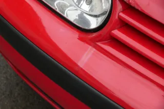 VW Golf 4 1J Stoßstange vorne Stoßfänger vorn rot LP3G - Bild 5