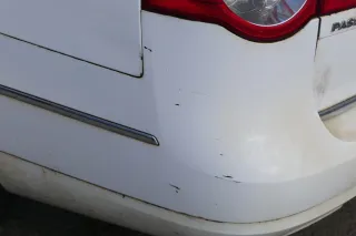 VW Passat 3C Kombi Stoßstange hinten Heckstoßstange Stoßfänger weiß LB9A - Bild 5
