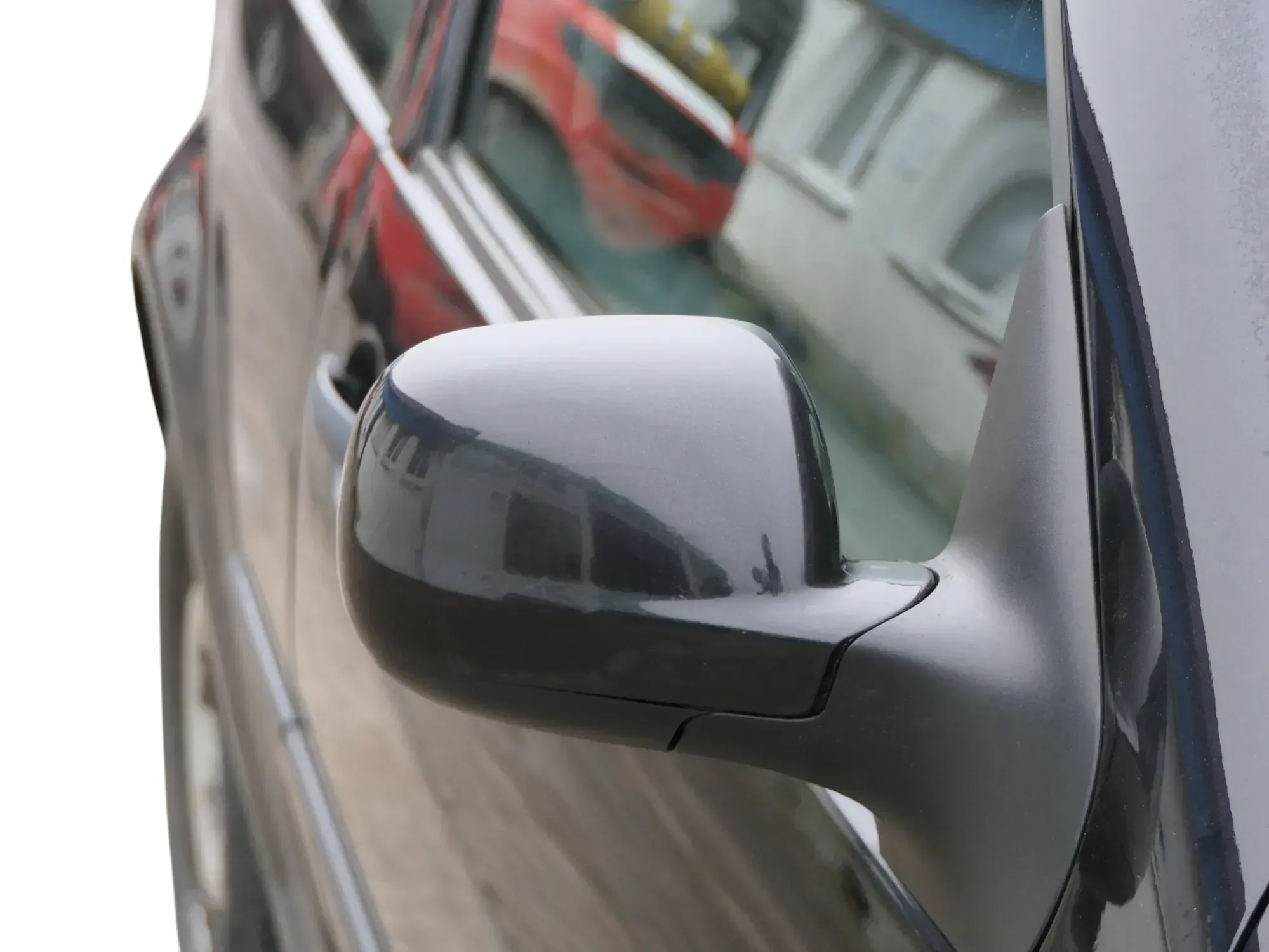 VW Golf 4 Bora elektrischer Spiegel vorne rechts Außenspiegel schwarz LC9Z+ Glas - Bild 1