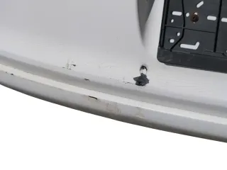VW Polo 6R Stoßstange Heckstoßstange hinten weiß LB9A   -  MÄNGEL  BILDER ! - Bild 2