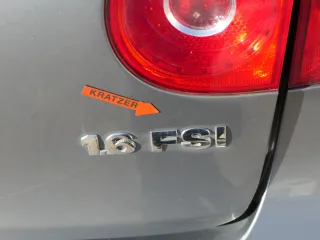 VW Golf 5 V Heckklappe hinten Kofferraumklappe + Scheibe grau LA7T - Bild 6