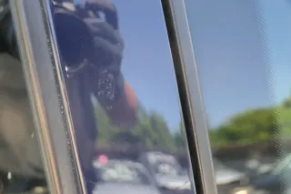 VW Golf 4 Bora Tür hinten links nur Kombi / Variant blau LA5G - ohne Anbauteile - Bild 2