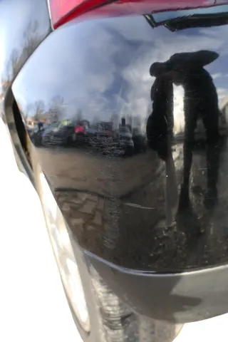 VW Lupo Stoßstange hinten Heckstoßstange Stoßfänger schwarz L041 - Bild 5