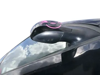VW Lupo Arosa mechanischer manueller Außenspiegel rechts schwarz L041 - Bild 5