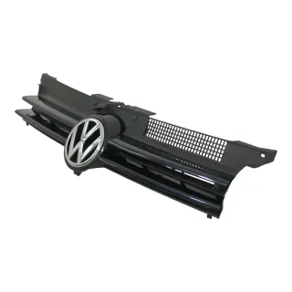 VW Golf 4 Grill Kühlergrill mit VW Zeichen Logo blau LC5M - Bild 2