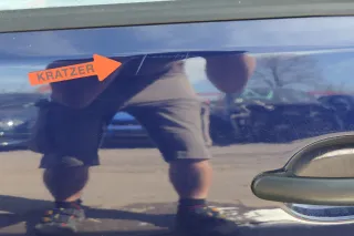 VW Polo 9N 9N3 Tür hinten links 4/5-Türer blau LB5N indigoblau - ohne Scheibe - Bild 7