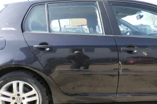 VW Golf 5 V 1K Tür Türrahmen hinten rechts 4/5-Türer schwarz LC9Z metallic - Bild 1