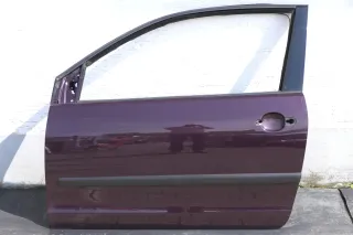 VW Polo 9N 9N3 Tür vorne links Fahrertür braun lila LC3W 2/3-Türer - Bild 1