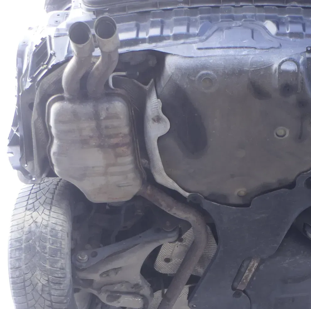 Audi A4 B6 8E Feder Federn hinten 8E0511115CT 2 Stück  1x weiß 1x grün - Bild 1