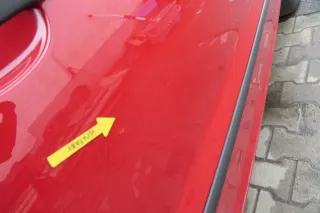VW Fox 5Z Tür vorne rechts Beifahrertür rot LY3D - Bild 5