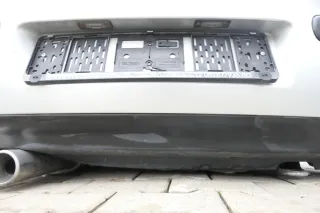 VW Golf 4 Limousine Stoßstange hinten Heckstoßstange Stoßfänger silber grau LA7W - Bild 9