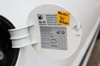 VW Fox 5Z Tankdeckel Klappe Tankklappe Deckel Tank weiß LB9A - Bild 2
