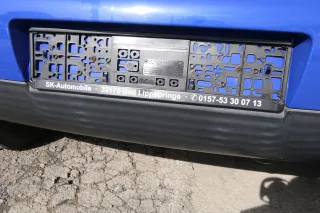 VW Lupo Stoßstange hinten Heckstoßstange Stoßfänger blau LW5Z - Bild 2