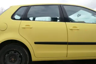 VW Polo 9N 9N3 Tür hinten rechts 4/5-Türer gelb LD1B - ohne Anbauteile - Bild 1