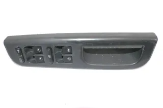 VW Golf 4 Bora Passat ektrischer Fensterheber Schalter vorne links 4Fach schwarz - Bild 1