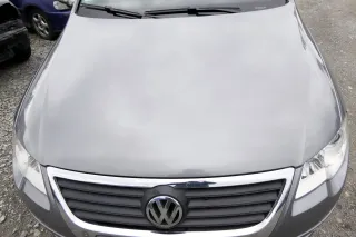 VW Passat 3C Motorhaube Klappe vorne vorn Haube grau LA7T Fronklappe Lack - Bild 1