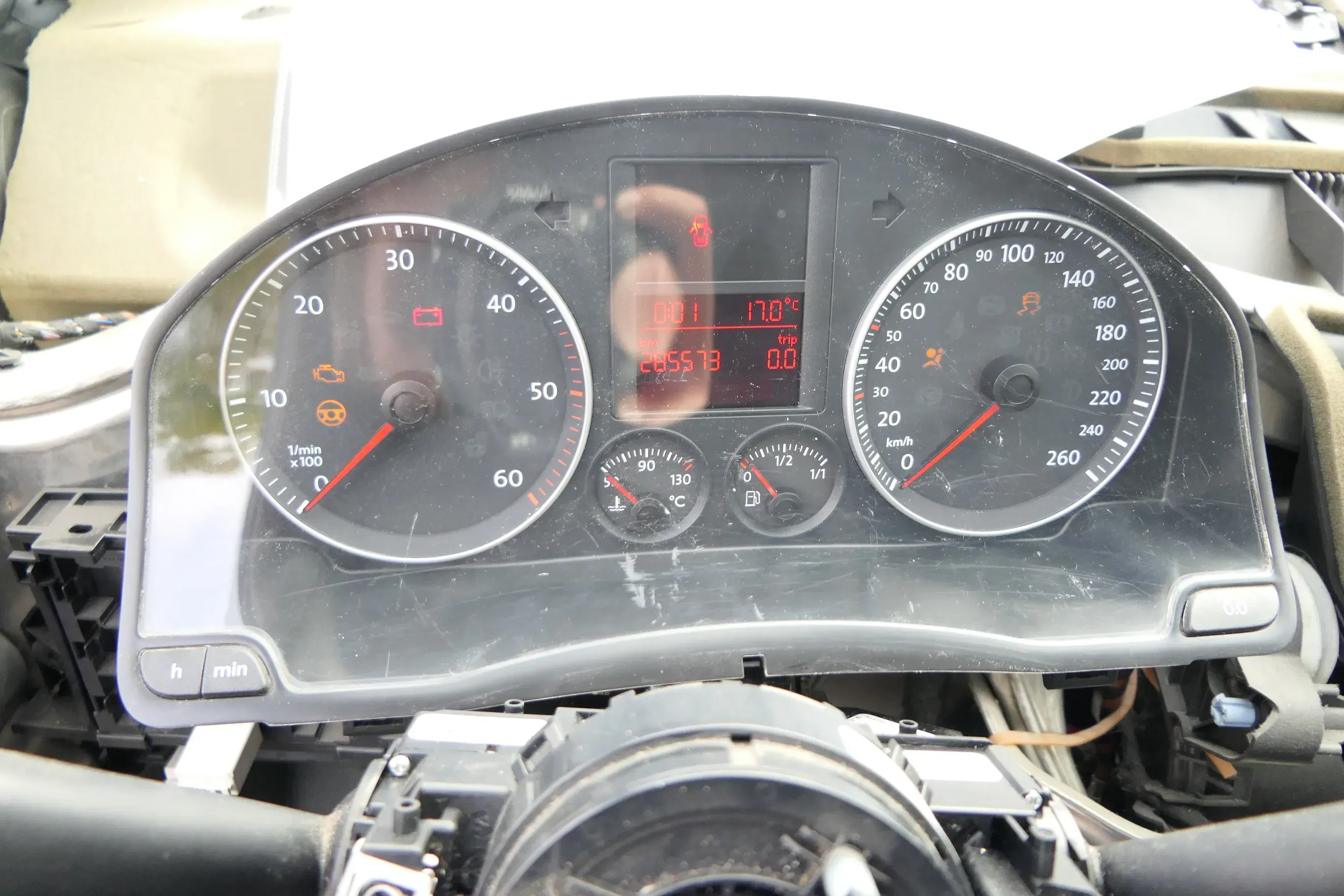 VW Golf 5 1K 5M Plus Tacho Tachometer Kombiinstrument 1K0920851P 1.9 TDI 285TKM - Bild 1