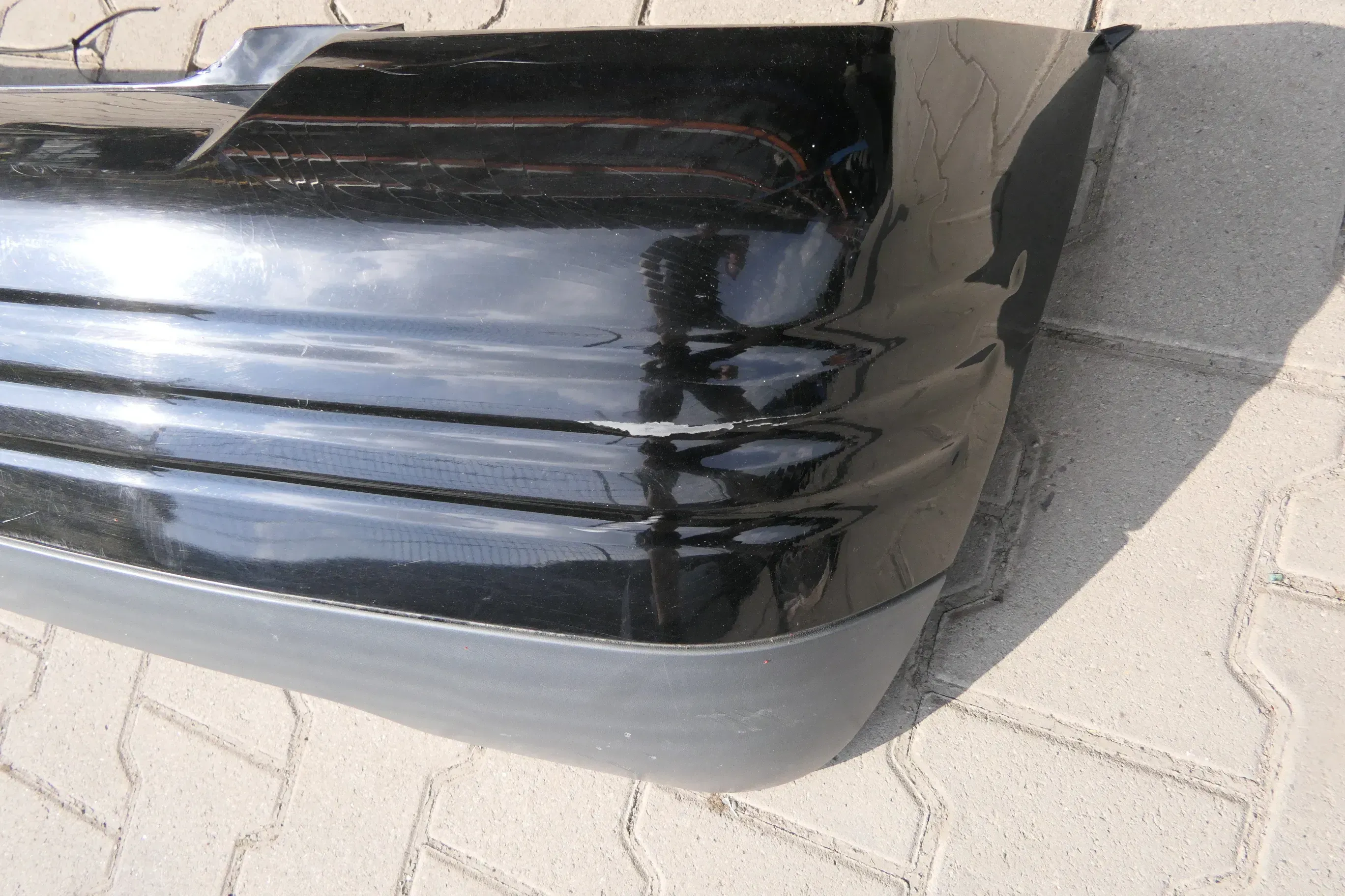 Seat Arosa 6H Stoßstange hinten schwarz L041 Heckstoßstange - Bild 1