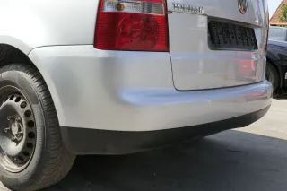 VW Touran 1T Stoßstange hinten Heckstoßstange Stoßfänger silber grau LA7W metl - Bild 3