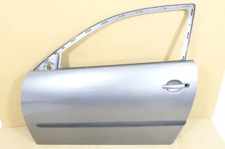 Seat Ibiza 6L Tür Fahrertür 2/3-Türer vorne links silber grau LS7U ohne Anbautei - Bild 1