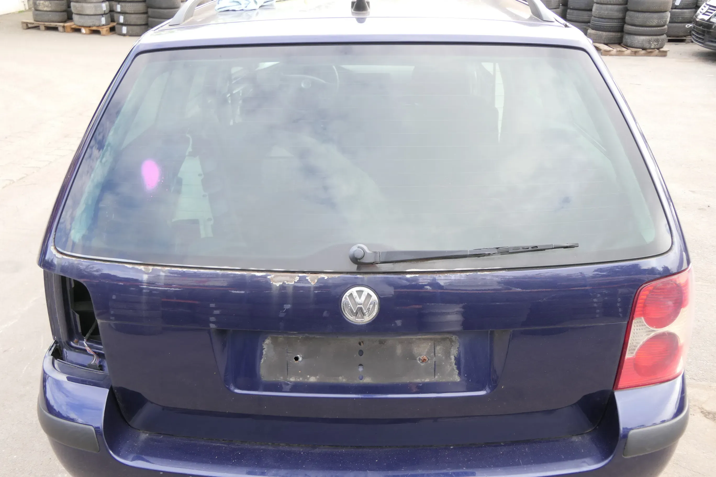 VW Passat 3BG Kombi Variant Heckklappe Klappe Kofferraumklappe blau LB5N indigob - Bild 1